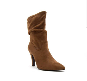 Coffee Suede Boots